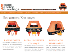 Tablet Screenshot of nautic-service-sauvetage.com